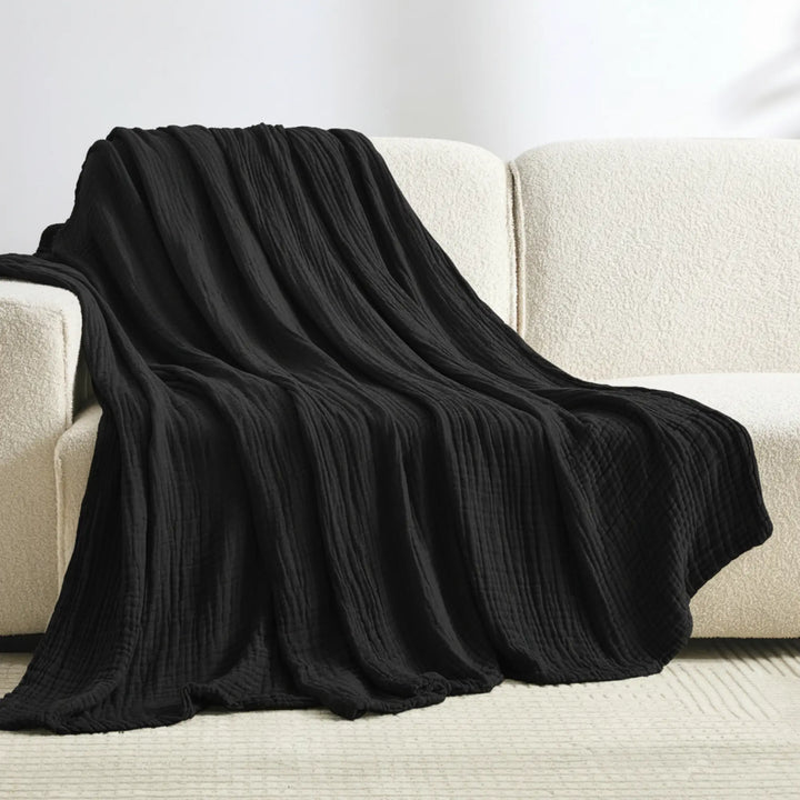 The Monogrammed Muslin Blanket - 100% Muslin Cotton (B1G1)