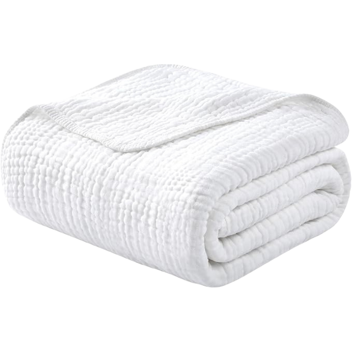 The Monogrammed Muslin Blanket - 100% Muslin Cotton (B1G1)