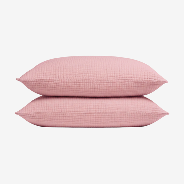 Muslin Cotton Pillowcase Set (2 Pcs)