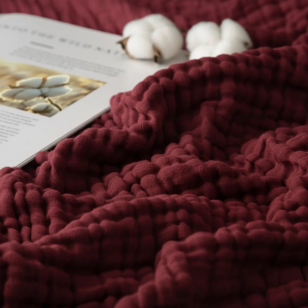 The Monogrammed Muslin Blanket - 100% Muslin Cotton (B1G1)