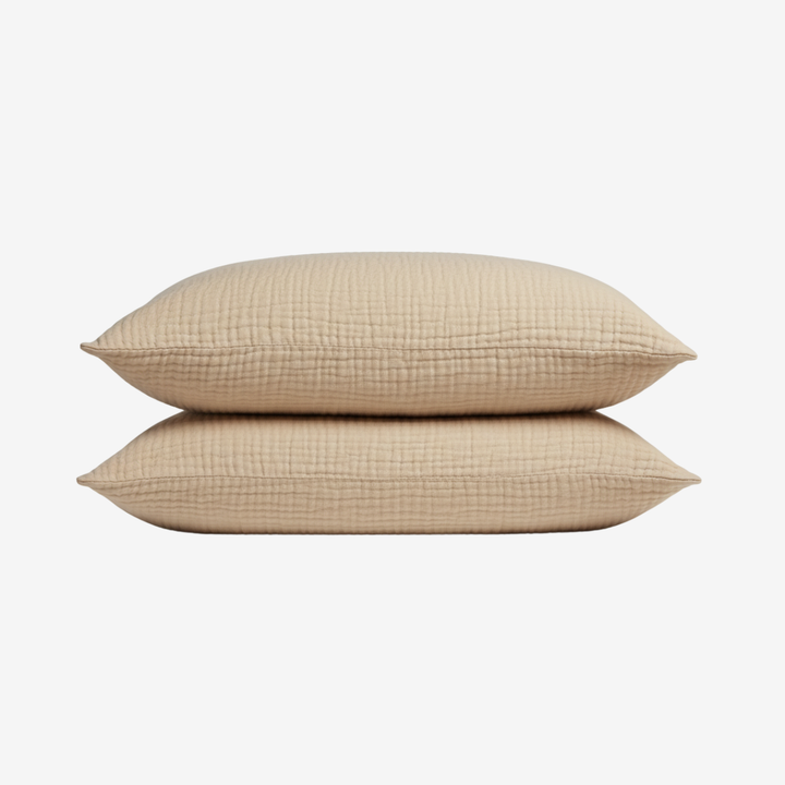 Muslin Cotton Pillowcase Set (2 Pcs)