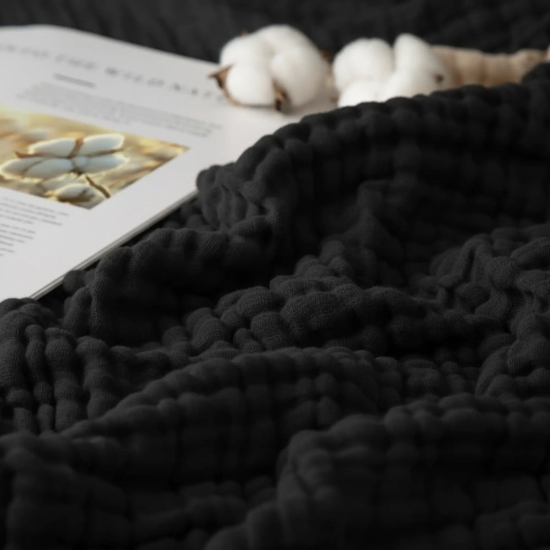 The Monogrammed Muslin Blanket - 100% Muslin Cotton (B1G1)