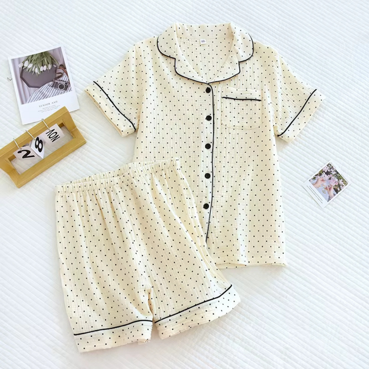 The Muslin Dot - 100% Muslin Cotton Pajama