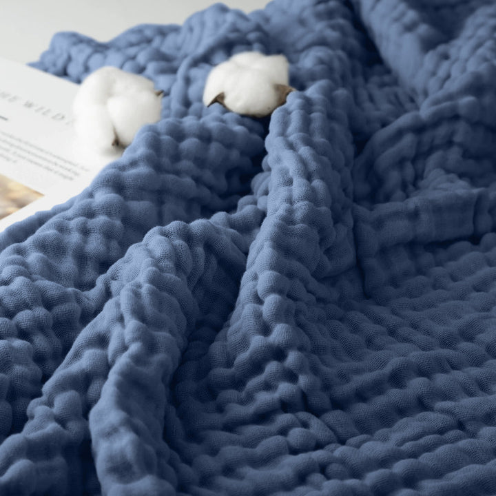 The Monogrammed Muslin Blanket - 100% Muslin Cotton (B1G1)