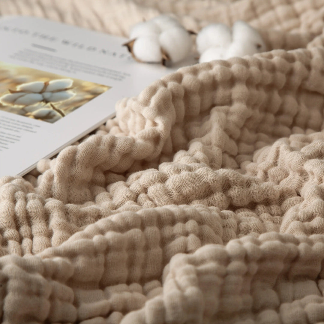 The Monogrammed Muslin Blanket - 100% Muslin Cotton (B1G1)