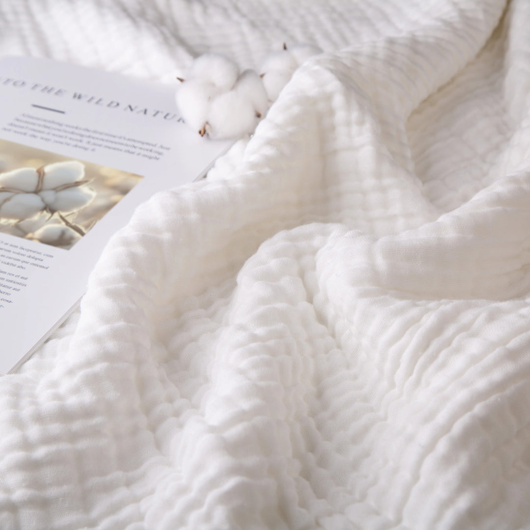 The Monogrammed Muslin Blanket - 100% Muslin Cotton (B1G1)
