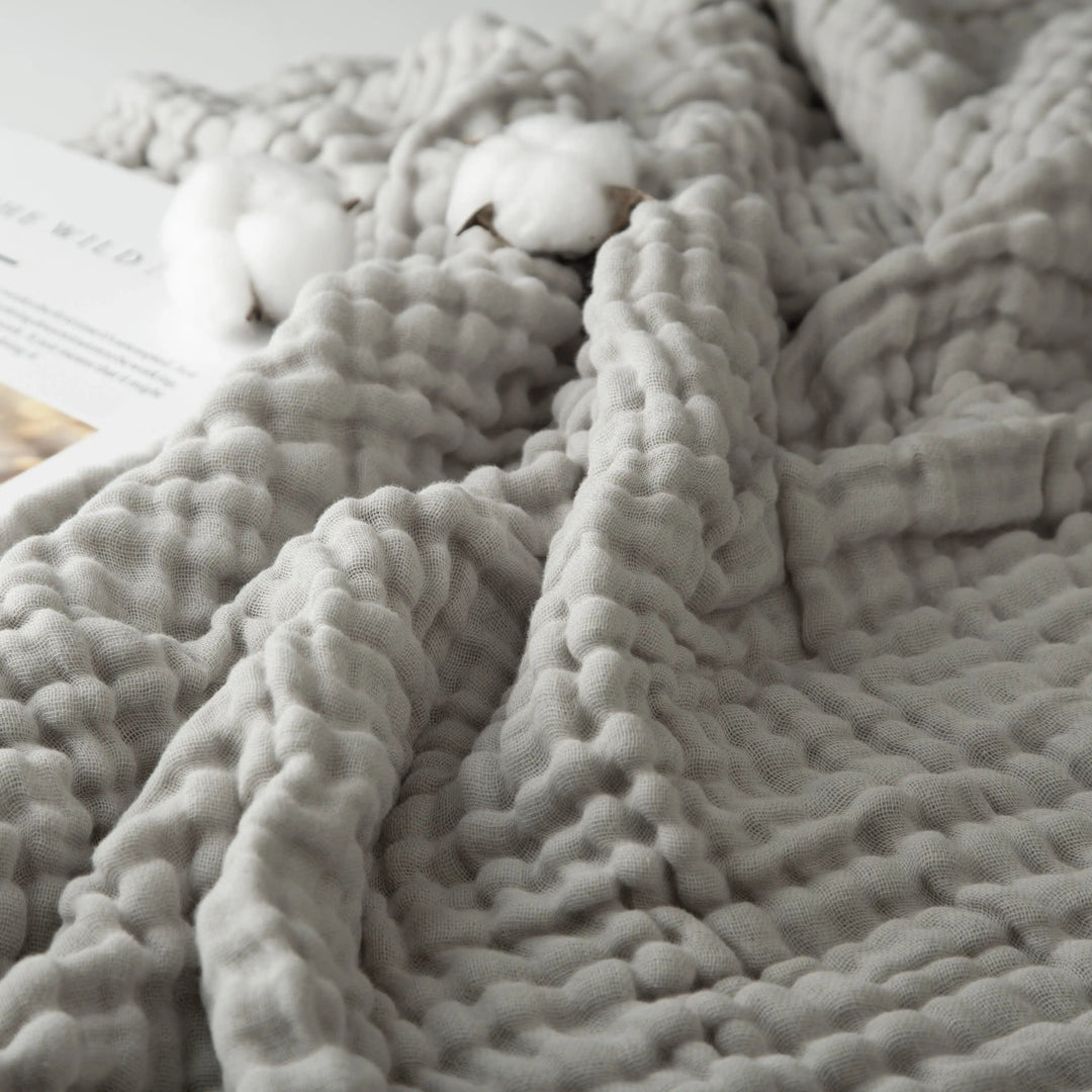 The Monogrammed Muslin Blanket - 100% Muslin Cotton (B1G1)