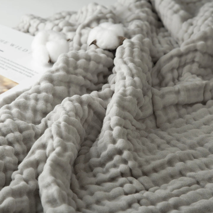 The Monogrammed Muslin Blanket - 100% Muslin Cotton (B1G1)