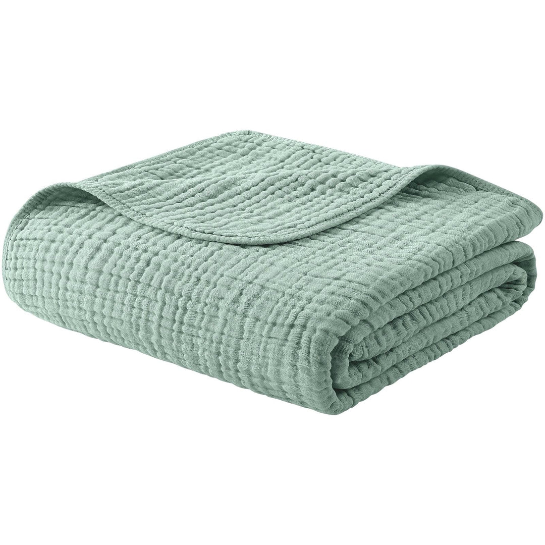 The Monogrammed Muslin Blanket - 100% Muslin Cotton (B1G1)