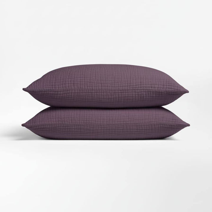 Muslin Cotton Pillowcase Set (2 Pcs)