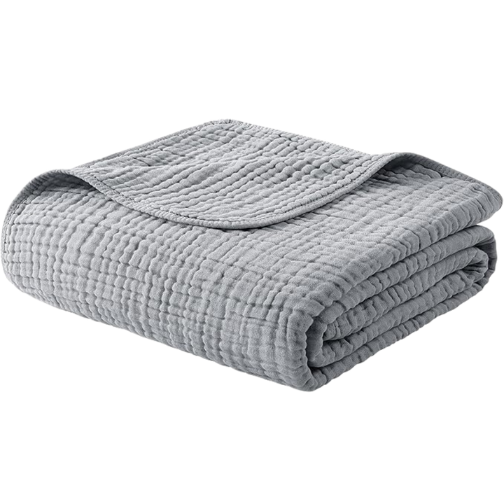 The Monogrammed Muslin Blanket - 100% Muslin Cotton (B1G1)